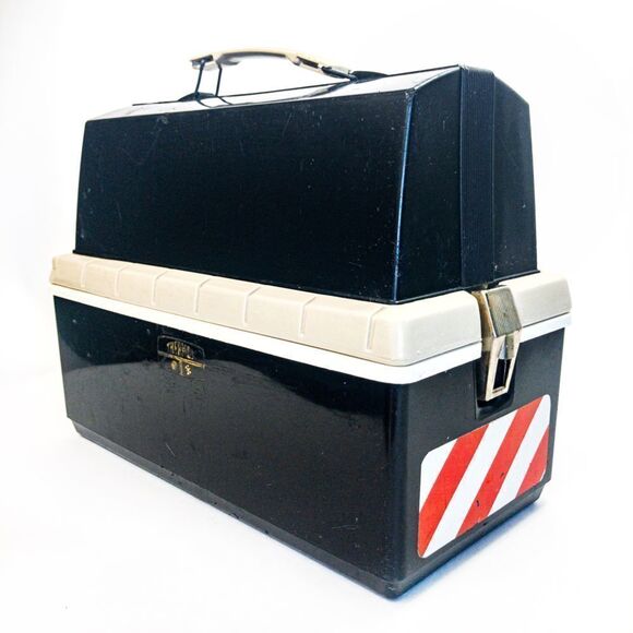 VTG King Seely Thermos Cooler Box W/ Beverage Thermos - Picture 3 of 16